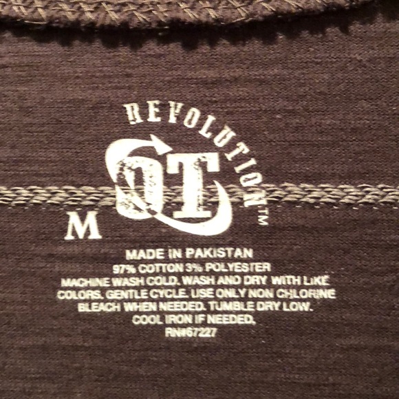 Men’s OT Revolution Charcoal Gray T Shirt - Picture 2 of 4